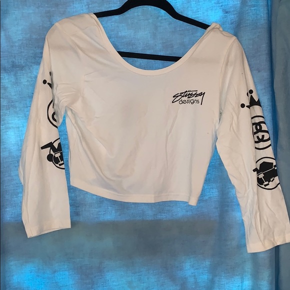 Stussy long sleeve crop top. - Picture 1 of 2